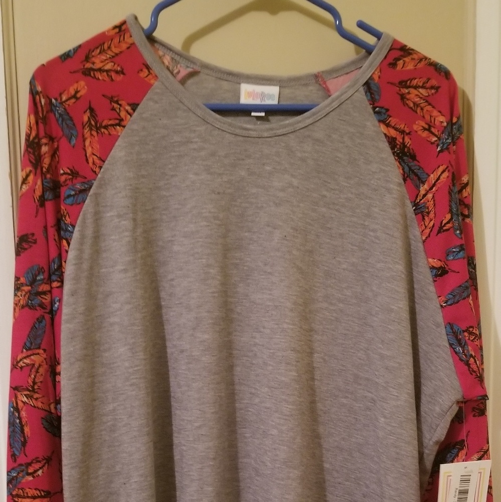 NWT Feathers (!) LuLaRoe Randy in 3x (size 24-26)